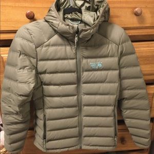 Mountain Hardwear Olive Puffer Jacket